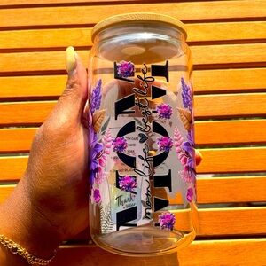 Custom Made MOM Glass Jar